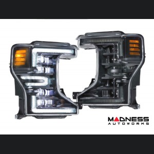 Ford Super Duty LED Headlights - XB Series - Morimoto - White DRL